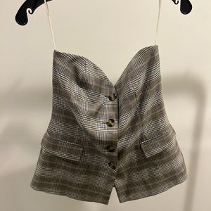 Zara bustier vest